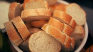 bread has carbohydrates, one of the key macros